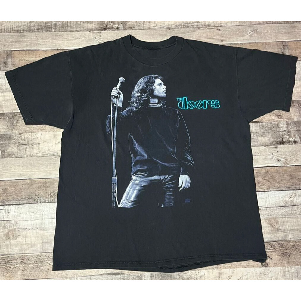 The Doors Shirt Adult 2XL Black Vintage 90s 1994 Rock Band Merchandise